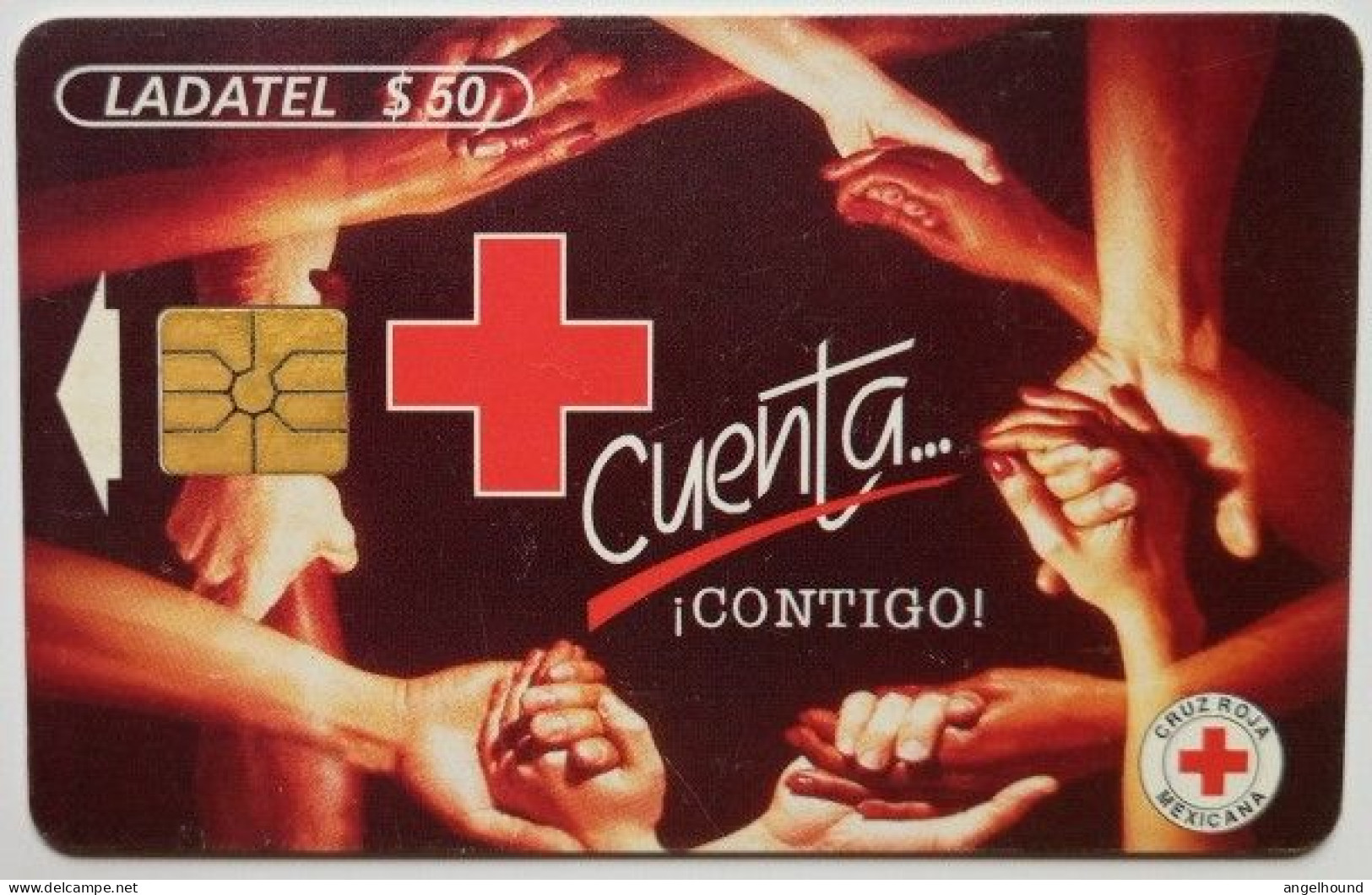 Mexico Ladatel 50 Chip Card - Cruz Roja Cuenta Contigo - Mexiko