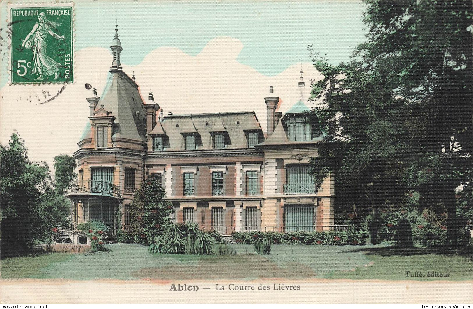 FRANCE - Ablon - La Courre Des Lièvres - Colorisé - Carte Postale Ancienne - Ablon Sur Seine