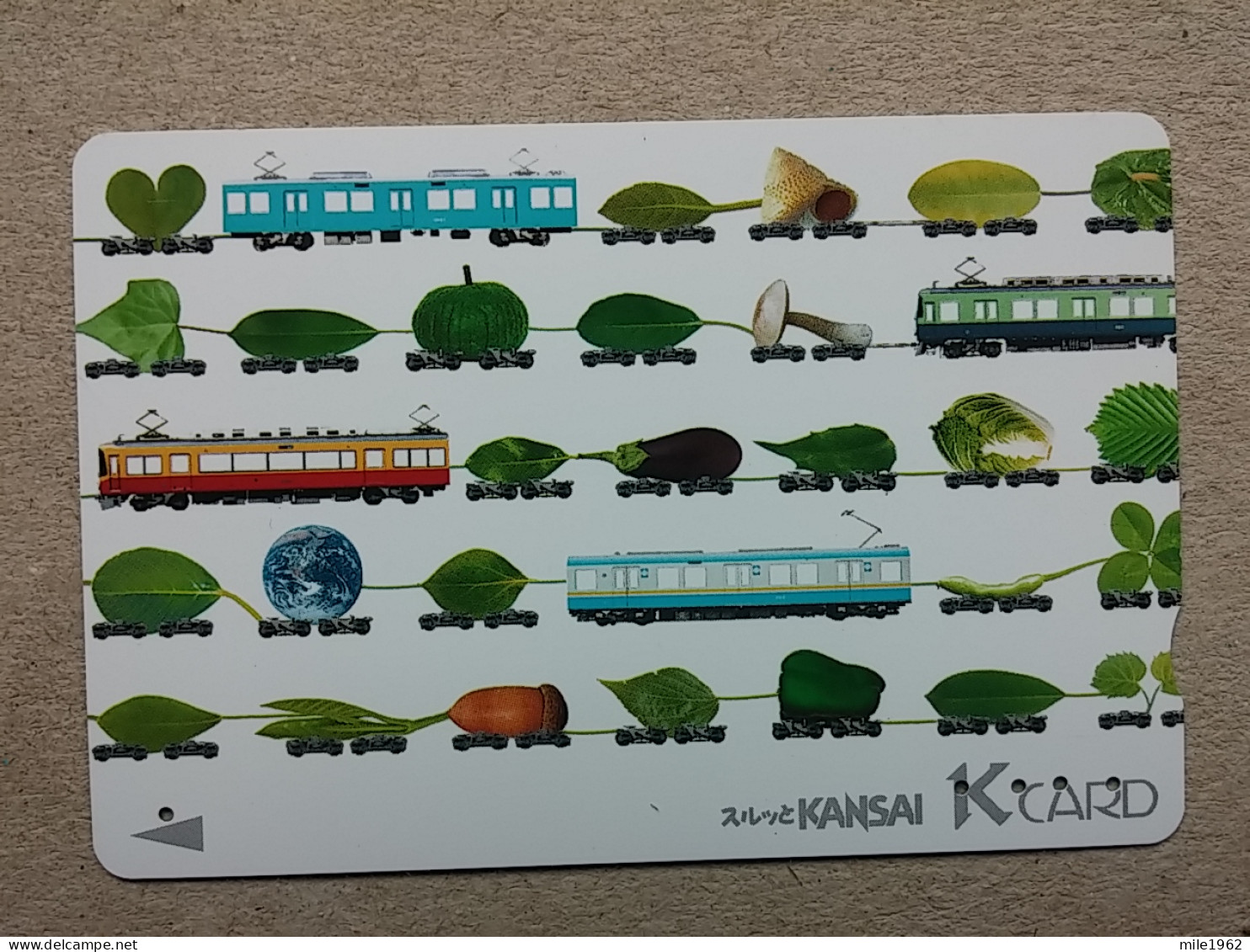 T-606 - JAPAN, Japon, Nipon, Carte Prepayee, Prepaid Card, CARD, RAILWAY, TRAIN, CHEMIN DE FER - Eisenbahnen