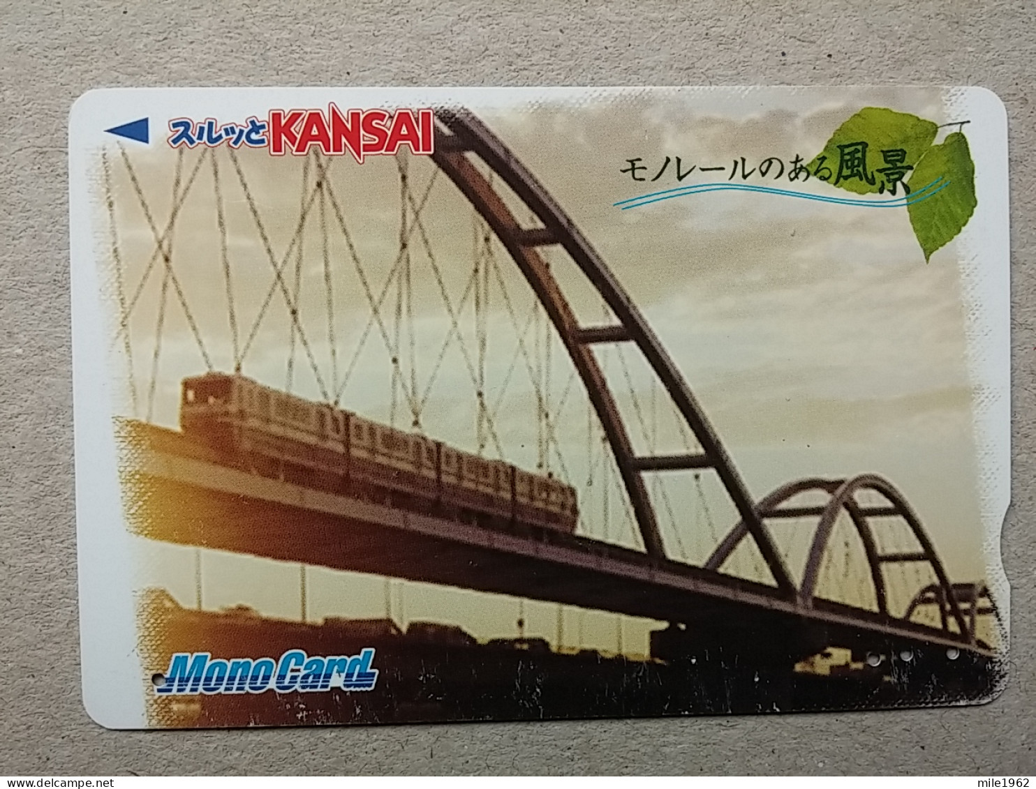 T-606 - JAPAN, Japon, Nipon, Carte Prepayee, Prepaid Card, CARD, RAILWAY, TRAIN, CHEMIN DE FER - Treni