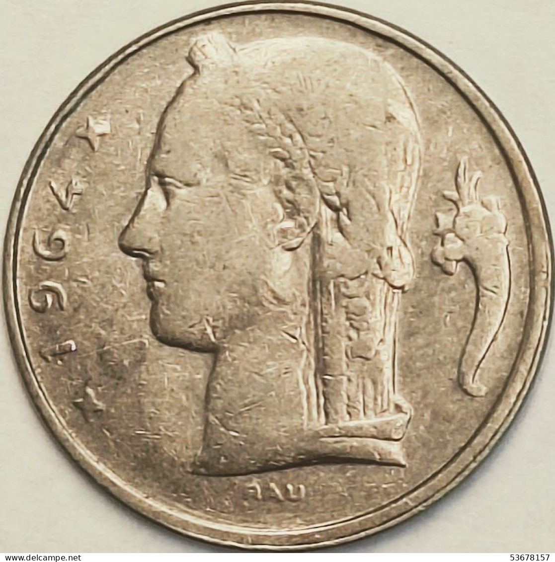 Belgium - 5 Francs 1964, KM# 134.1 (#3169) - 5 Francs