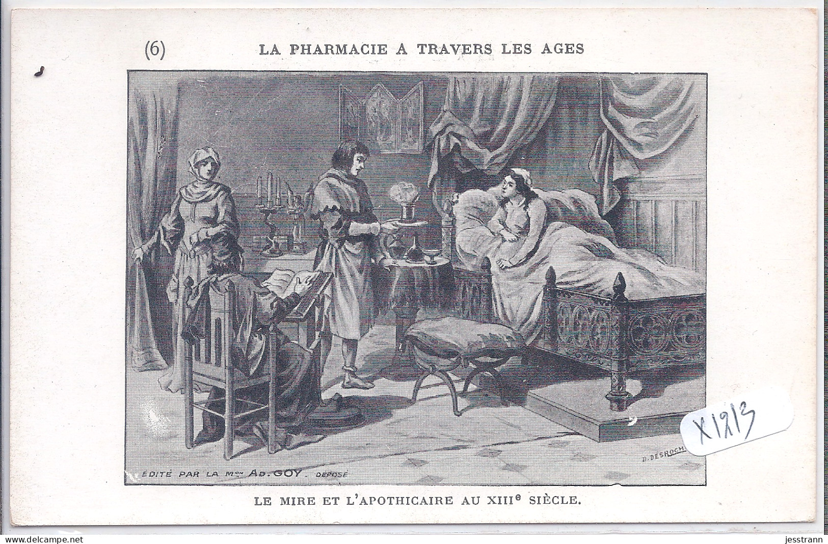 HISTOIRE- LA PHARMACIE A TRAVERS LES AGES- L APOTHICAIRE AU XIII EME SIECLE - Histoire