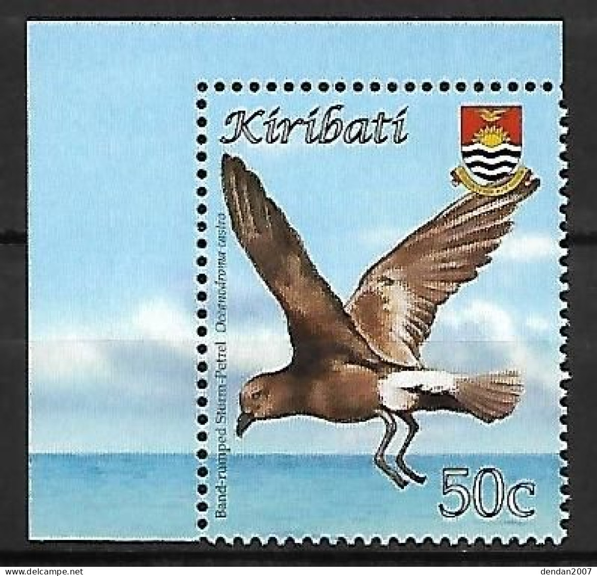 Kiribati - MNH ** 2008 : Band-rumped Storm Petrel  -  Hydrobates Castro - Marine Web-footed Birds