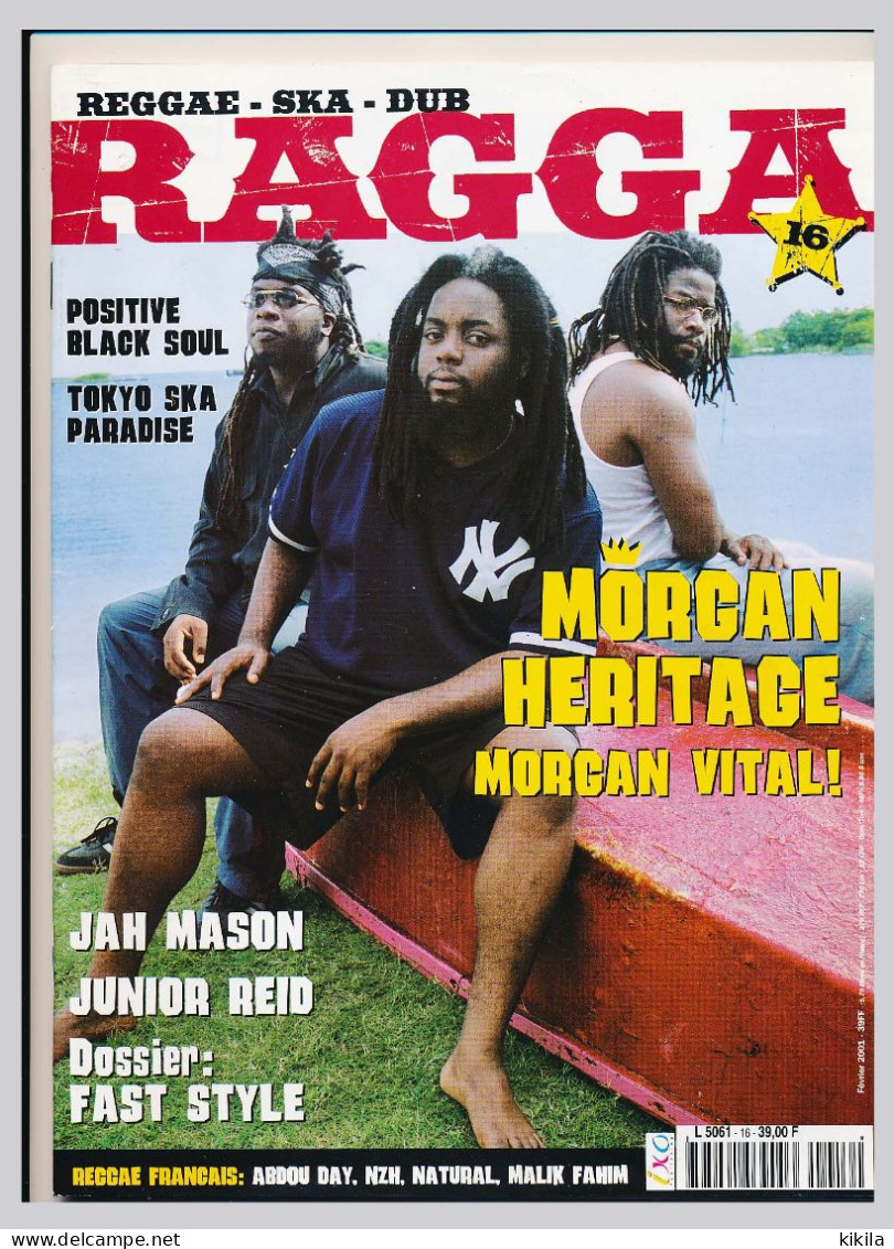 Revue RAGGA 16 N° 16 Reggae - Ska - Dub - Morgan Heritage  Positive Black Soul  Tokyo Ska Paradise  Jah Mason  Junior * - Muziek