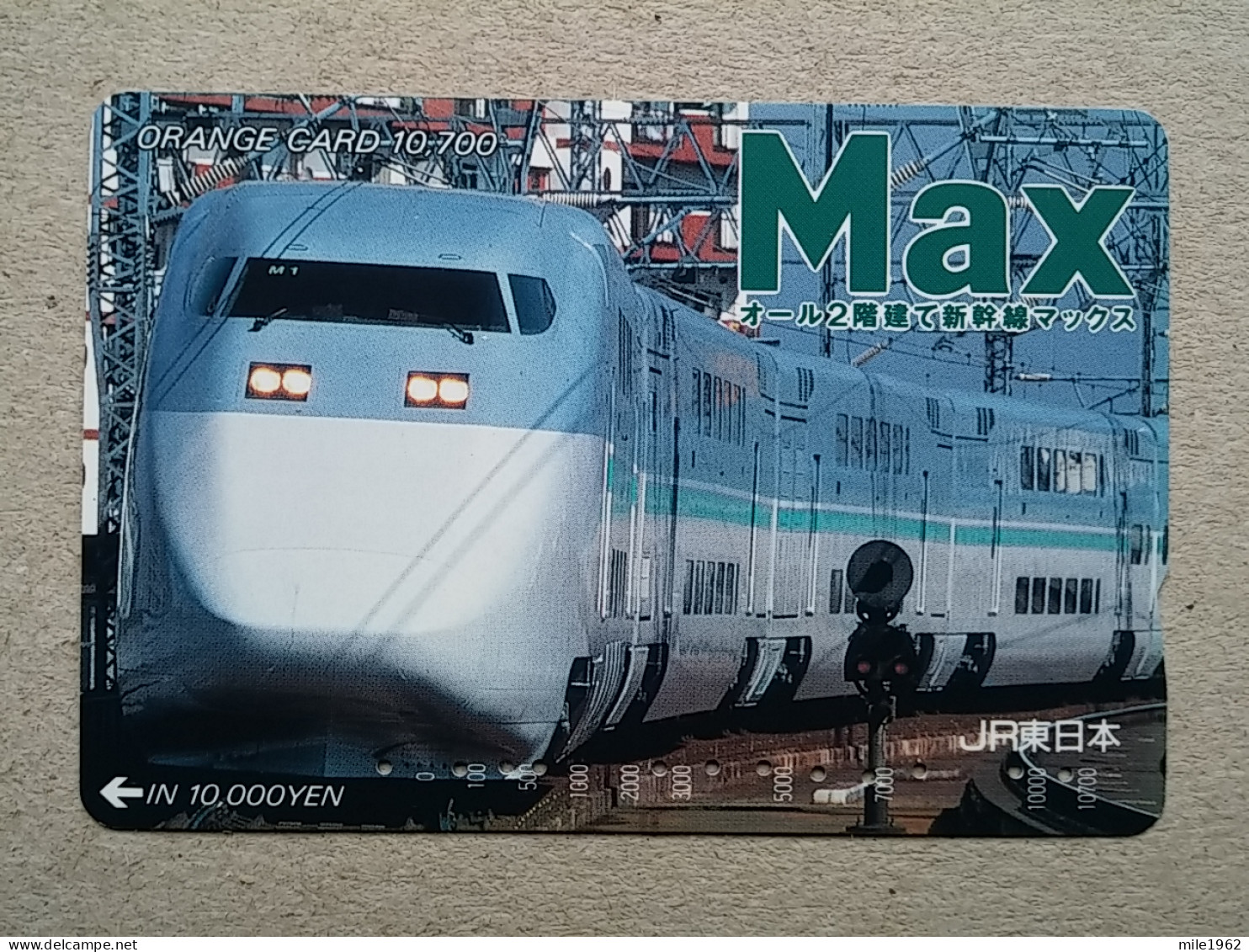 T-612 - JAPAN, Japon, Nipon, Carte Prepayee, Prepaid Card, CARD, RAILWAY, TRAIN, CHEMIN DE FER - Treinen