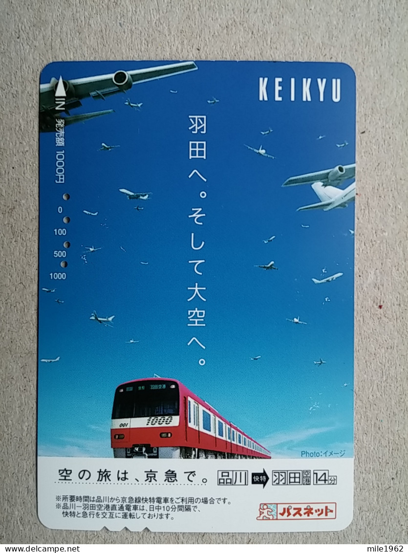 T-612 - JAPAN, Japon, Nipon, Carte Prepayee, Prepaid Card, CARD, RAILWAY, TRAIN, CHEMIN DE FER - Treinen