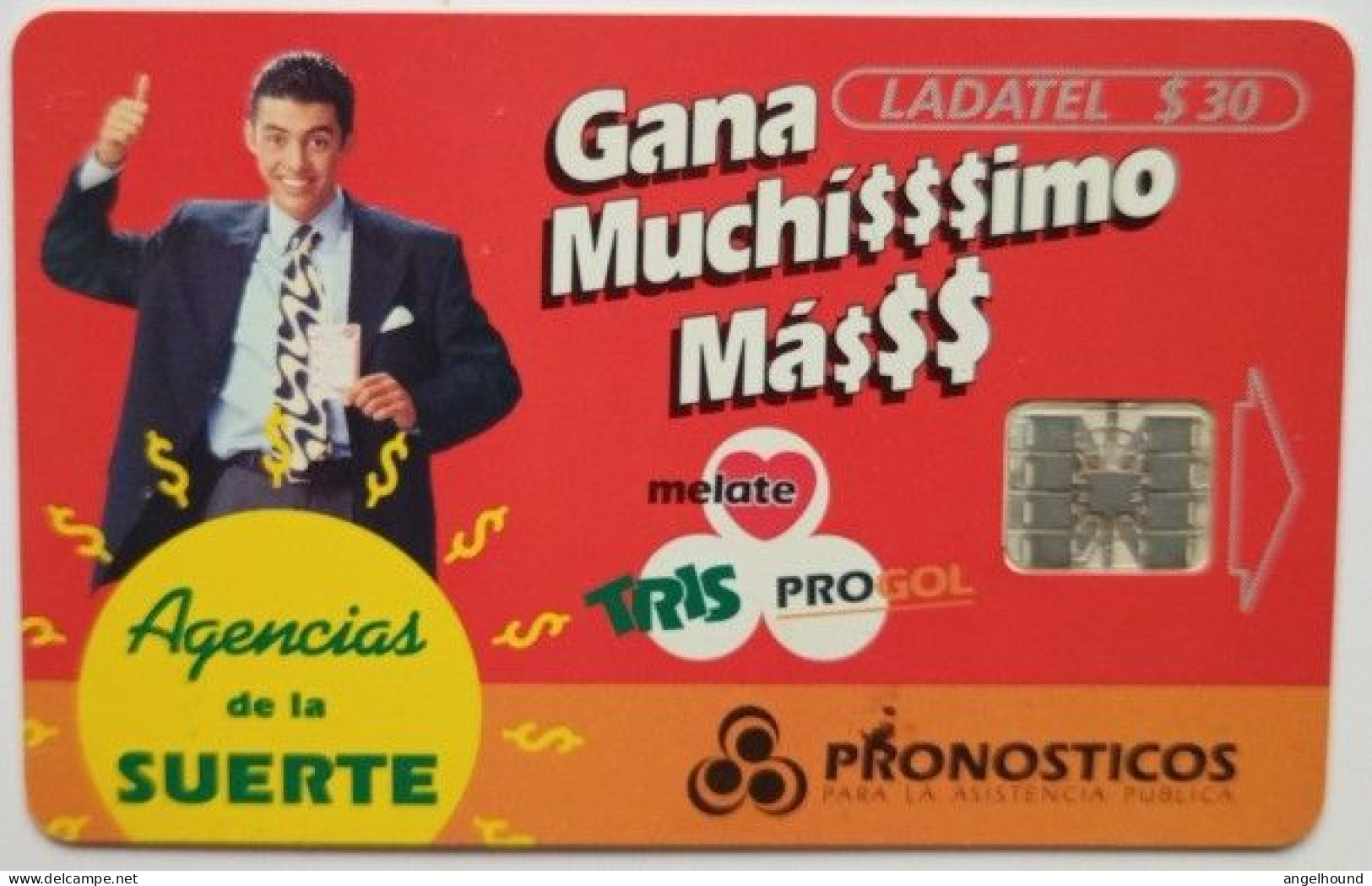 Mexico Ladatel $30 Chip Card - Pronosticos Caballero - Mexiko