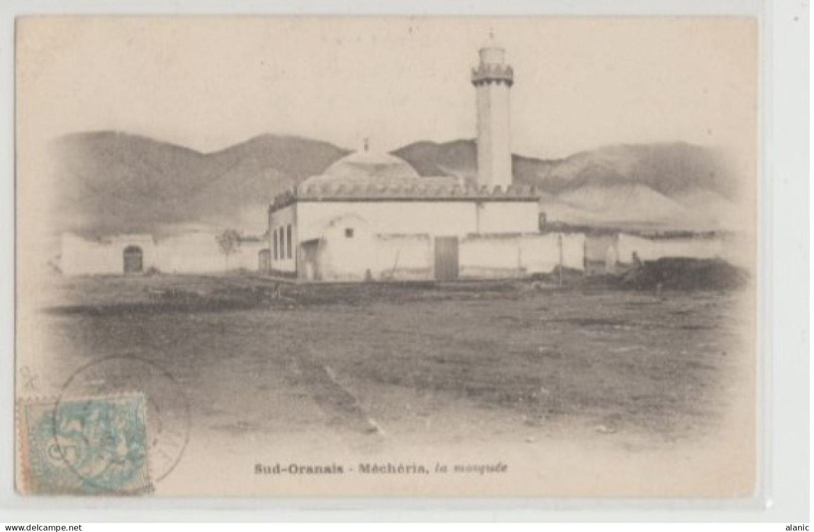 Algérie - CàD MECHERIA ORAN Sur Type BLANC Vers LILLE 1905/sur CPA- SUD ORANAIS MECHERIA LA MOSQUEE - 1900-29 Blanc