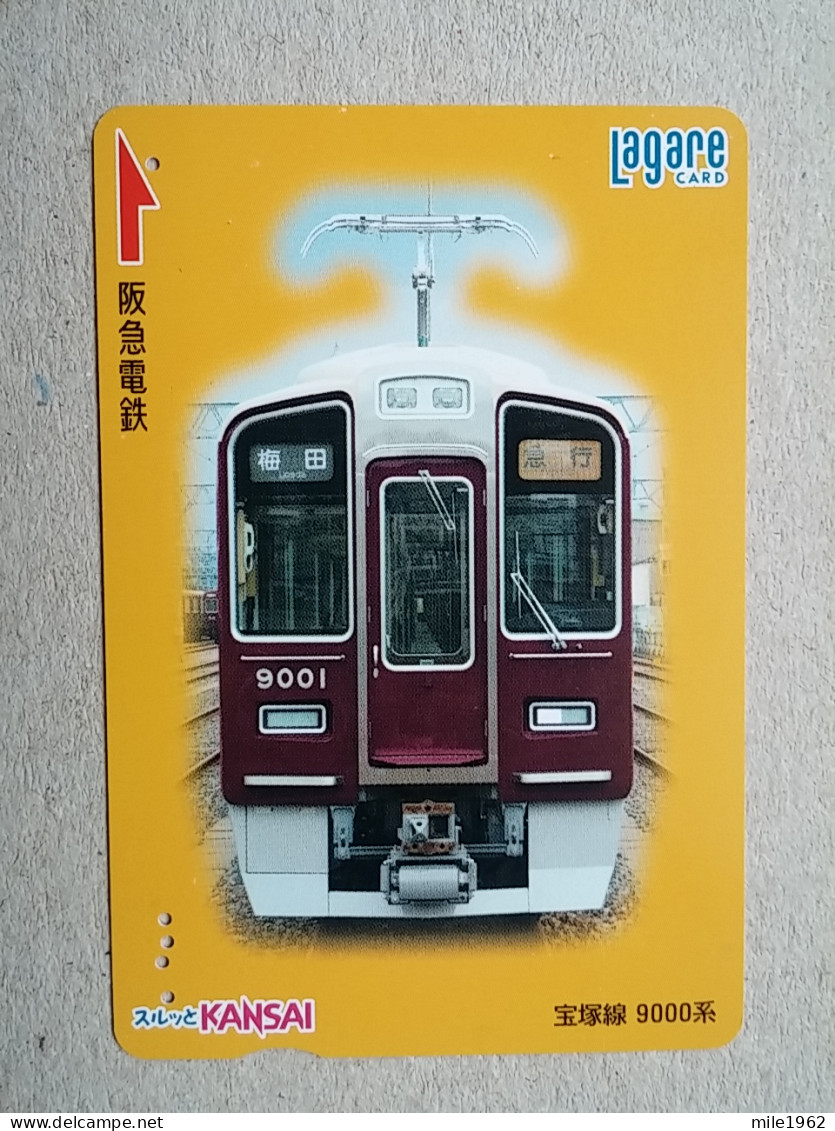 T-614 - JAPAN, Japon, Nipon, Carte Prepayee, Prepaid Card, CARD, RAILWAY, TRAIN, CHEMIN DE FER - Trains