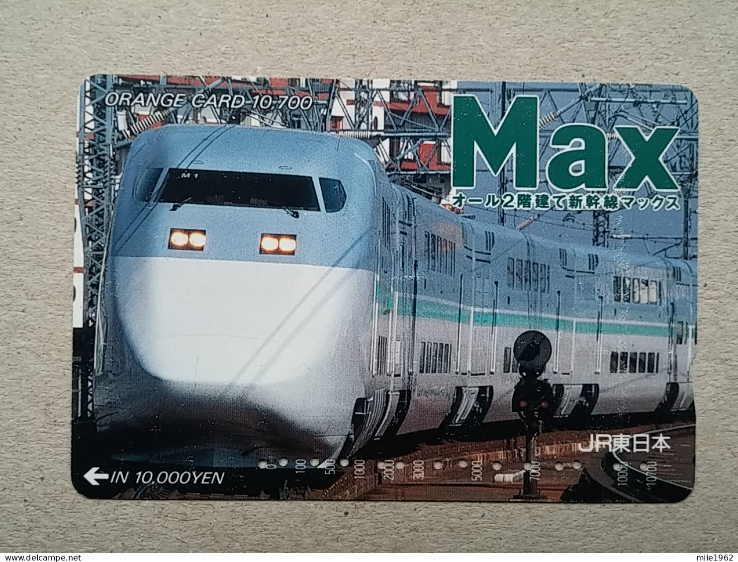 T-614 - JAPAN, Japon, Nipon, Carte Prepayee, Prepaid Card, CARD, RAILWAY, TRAIN, CHEMIN DE FER - Treni