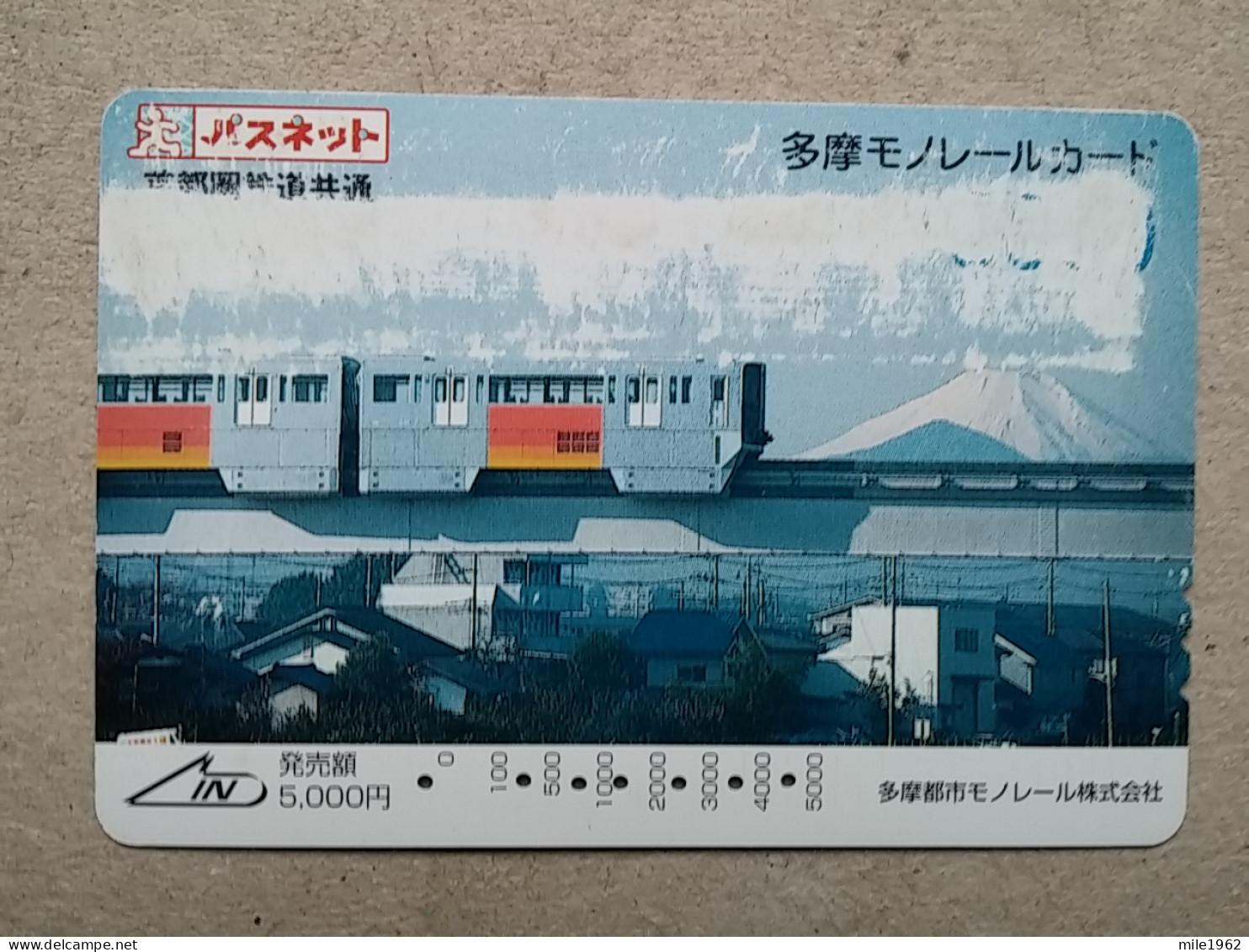 T-614 - JAPAN, Japon, Nipon, Carte Prepayee, Prepaid Card, CARD, RAILWAY, TRAIN, CHEMIN DE FER - Treinen