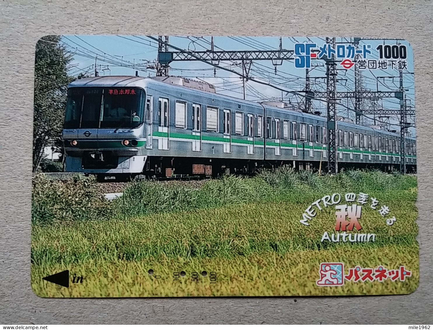 T-614 - JAPAN, Japon, Nipon, Carte Prepayee, Prepaid Card, CARD, RAILWAY, TRAIN, CHEMIN DE FER - Treni