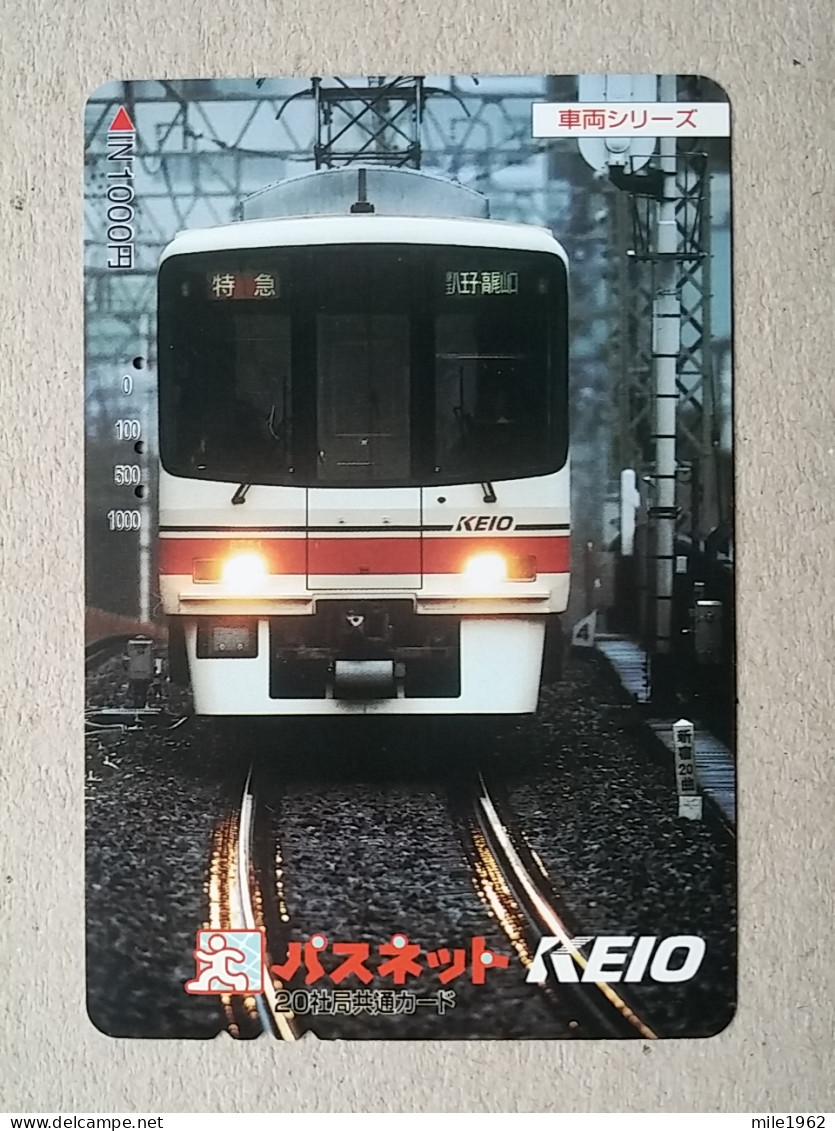 T-615 - JAPAN, Japon, Nipon, Carte Prepayee, Prepaid Card, CARD, RAILWAY, TRAIN, CHEMIN DE FER - Eisenbahnen