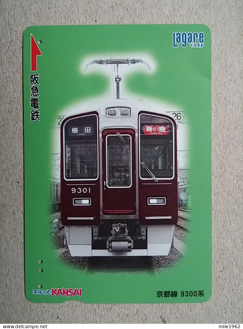 T-616 - JAPAN, Japon, Nipon, Carte Prepayee, Prepaid Card, CARD, RAILWAY, TRAIN, CHEMIN DE FER - Trains