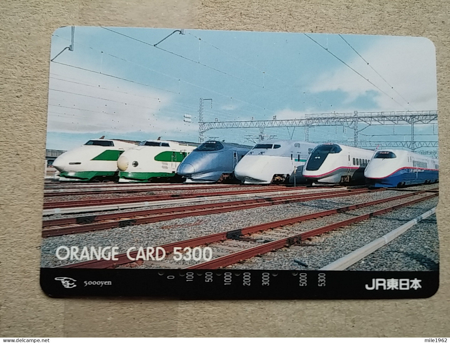 T-616 - JAPAN, Japon, Nipon, Carte Prepayee, Prepaid Card, CARD, RAILWAY, TRAIN, CHEMIN DE FER - Treni