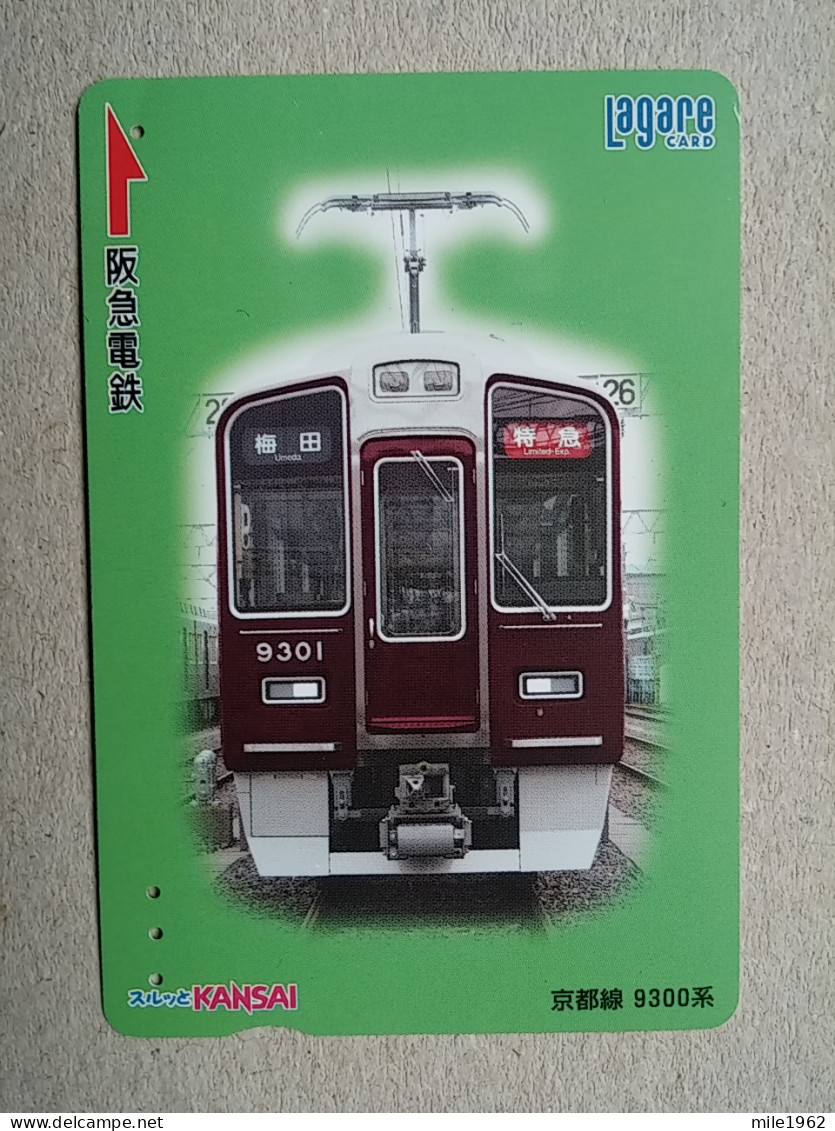 T-616 - JAPAN, Japon, Nipon, Carte Prepayee, Prepaid Card, CARD, RAILWAY, TRAIN, CHEMIN DE FER - Trains