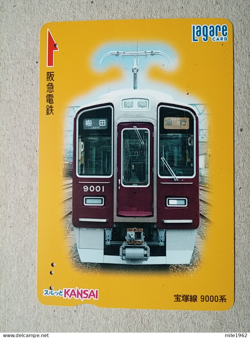 T-616 - JAPAN, Japon, Nipon, Carte Prepayee, Prepaid Card, CARD, RAILWAY, TRAIN, CHEMIN DE FER - Trains