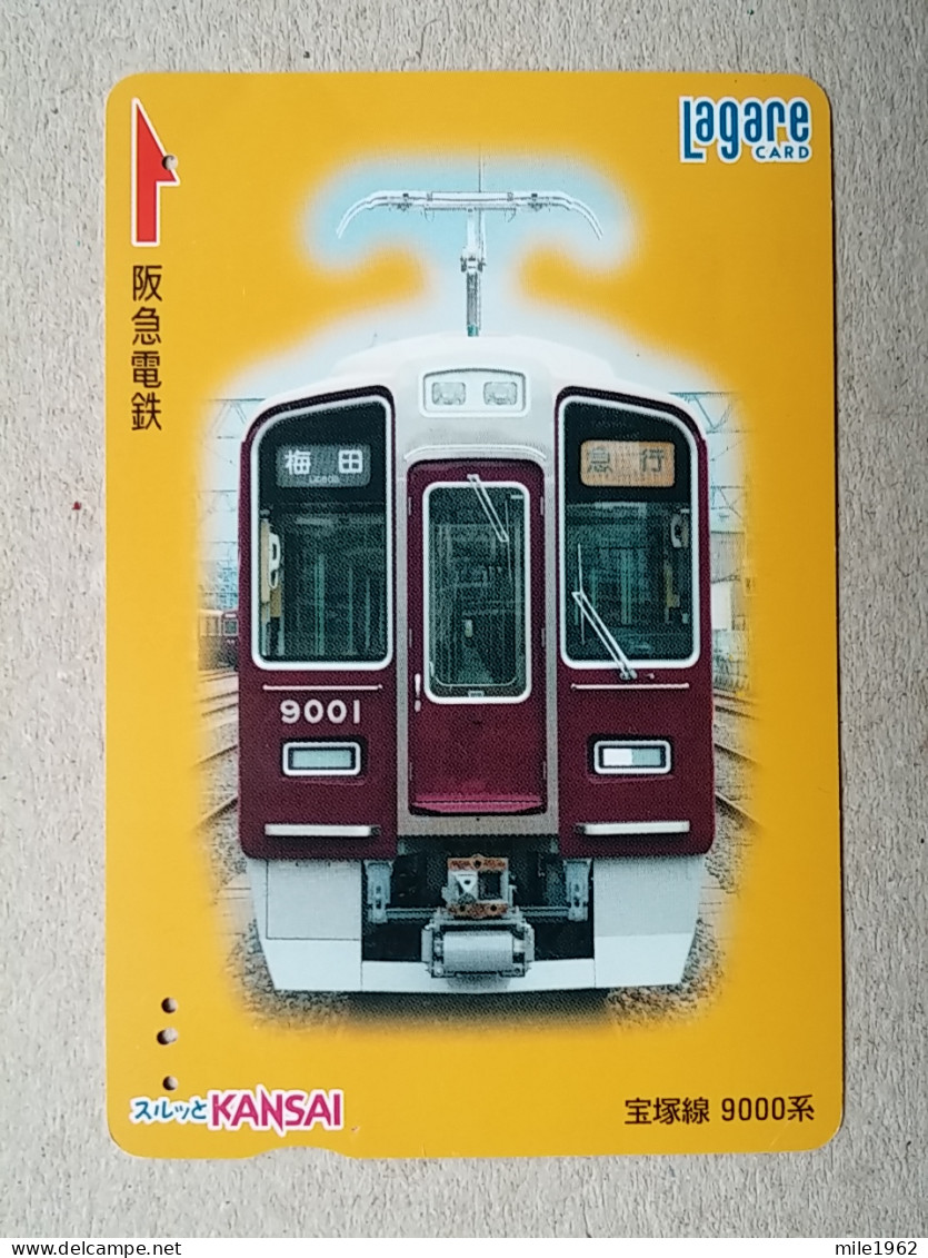 T-617 - JAPAN, Japon, Nipon, Carte Prepayee, Prepaid Card, CARD, RAILWAY, TRAIN, CHEMIN DE FER - Trains