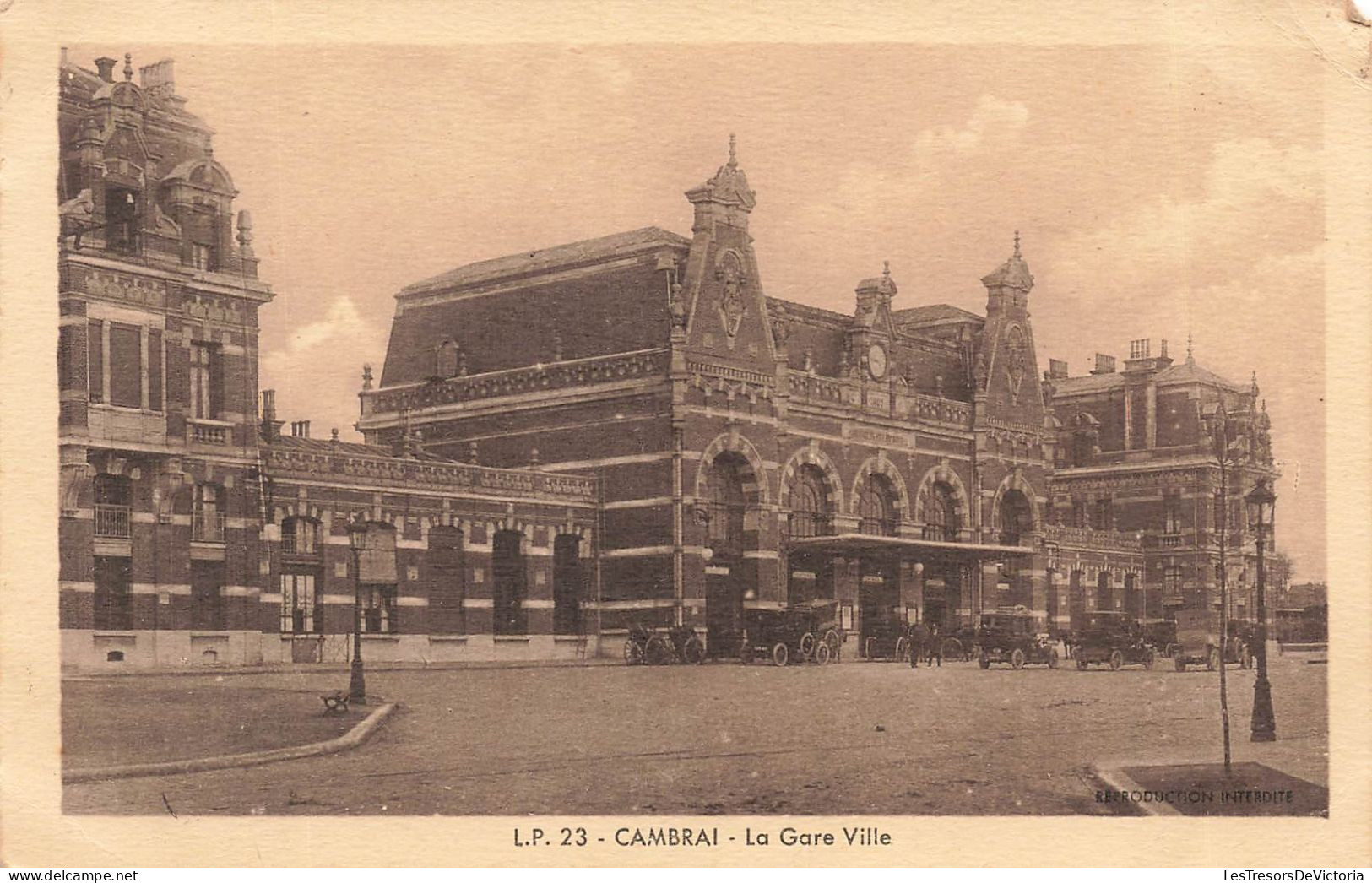 FRANCE - Cambrai - La Gare Ville - Carte Postale Ancienne - Cambrai