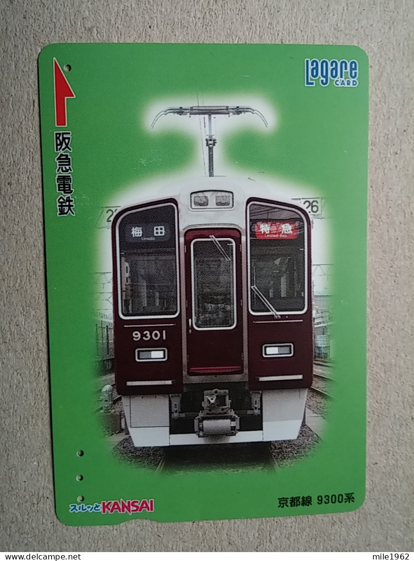 T-617 - JAPAN, Japon, Nipon, Carte Prepayee, Prepaid Card, CARD, RAILWAY, TRAIN, CHEMIN DE FER - Trains