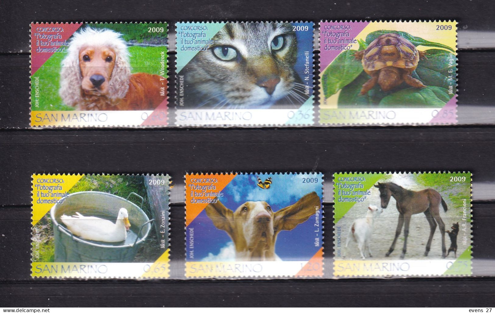 SAN MARINO-2009-DOMESTIC ANIMALS-,-MNH - Unused Stamps
