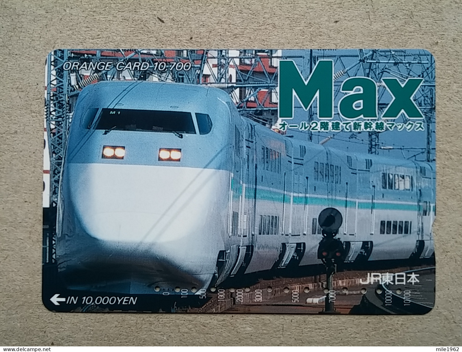 T-617 - JAPAN, Japon, Nipon, Carte Prepayee, Prepaid Card, CARD, RAILWAY, TRAIN, CHEMIN DE FER - Treinen