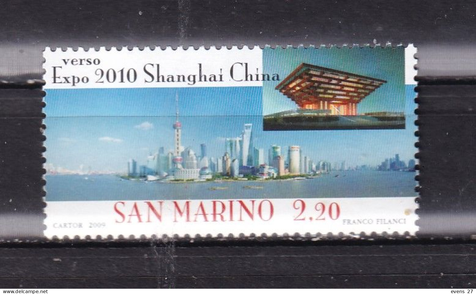 SAN MARINO-2009-EXPO 2010 SHANGHAI-,-MNH - Unused Stamps