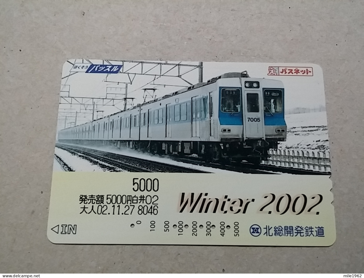 T-618 - JAPAN, Japon, Nipon, Carte Prepayee, Prepaid Card, CARD, RAILWAY, TRAIN, CHEMIN DE FER - Eisenbahnen