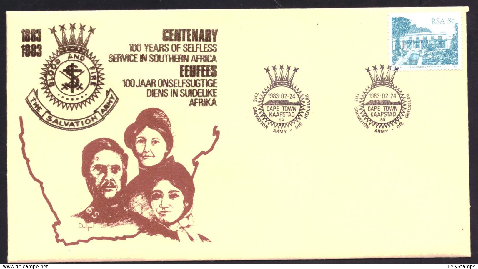 Zuid Afrika / South Africa FDC Salvation Army (1983) - FDC