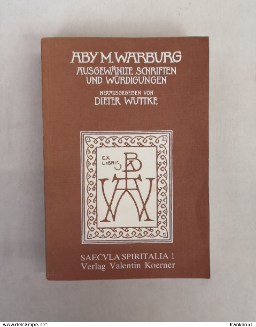 Ausgewählte Schriften Und Würdigungen. - 4. Neuzeit (1789-1914)