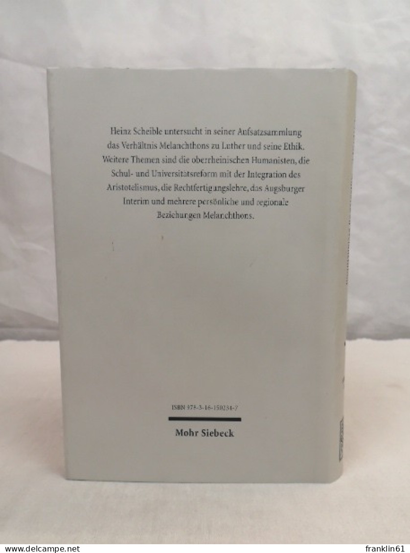 Aufsätze Zu Melanchthon. - 4. 1789-1914