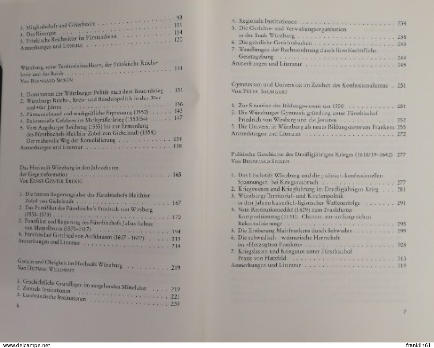 Unterfränkische Geschichte. Band 3. Von Beginn Des Konfessionellen Zeitalters Bis Zum Ende Des Dreißigjähri - 4. Neuzeit (1789-1914)