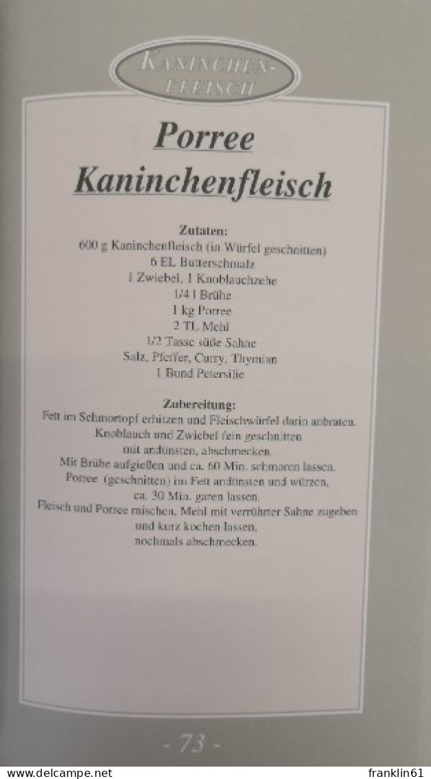 Bauernladen Kochbuch. Mit erprobten Rezepten aus Franken.