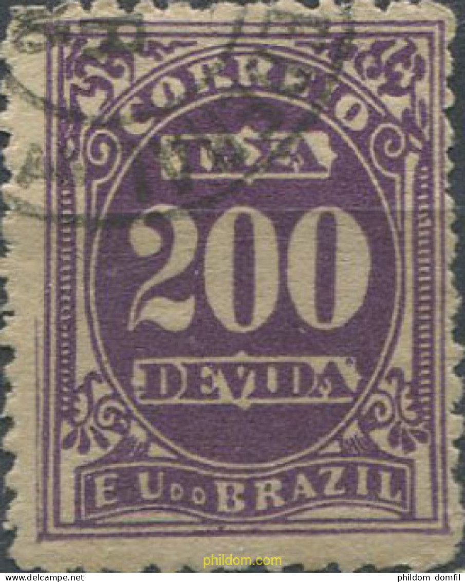 675842 USED BRASIL 1895 SELLOS DE TASA - Neufs