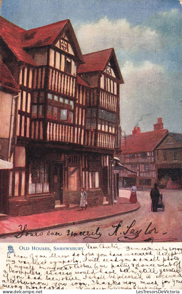 ROYAUME UNI - Angleterre - Shrewsbury - Old Houses - Carte Postale Ancienne - Shropshire