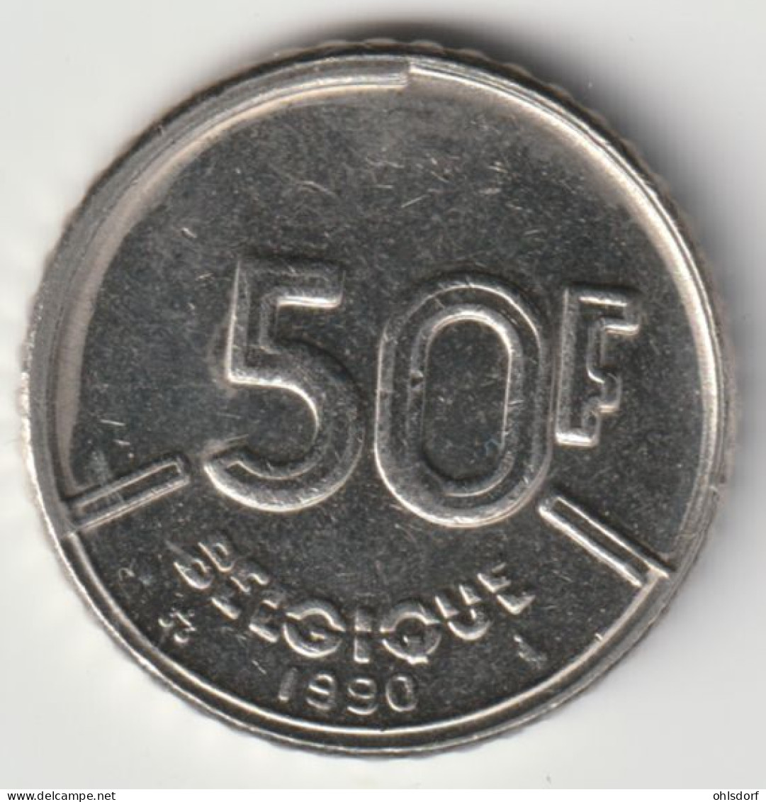 BELGIQUE 1990: 50 Fr., KM 168 - 50 Francs