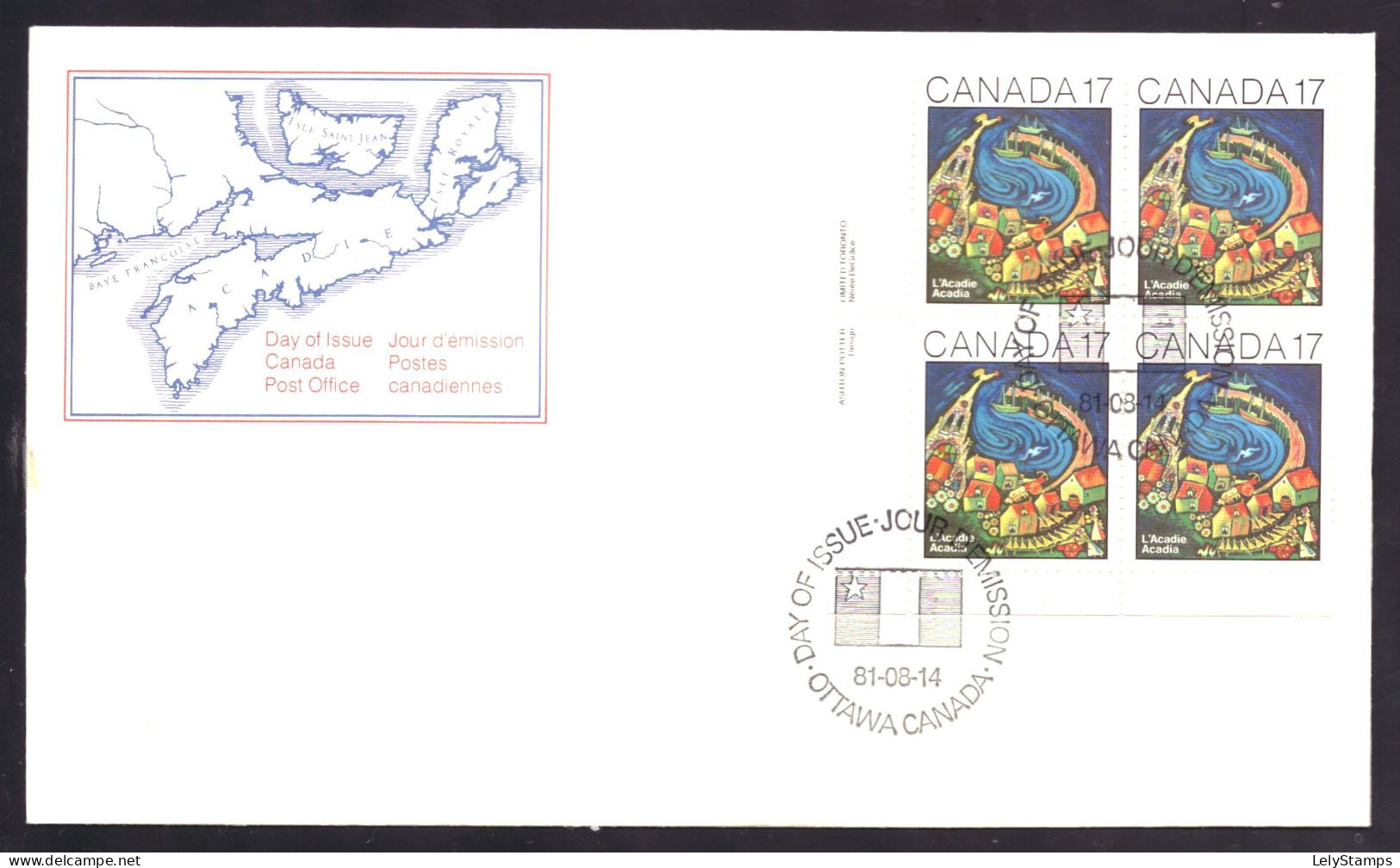 Canada SC 898 Mi. 809 FDC (1981) - 1981-1990