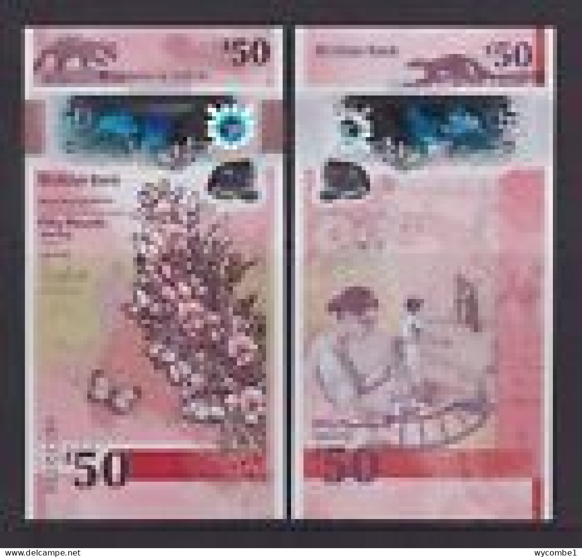 NORTHERN IRELAND - 2022 Ulster Bank  50 Pounds UNC - 50 Pond