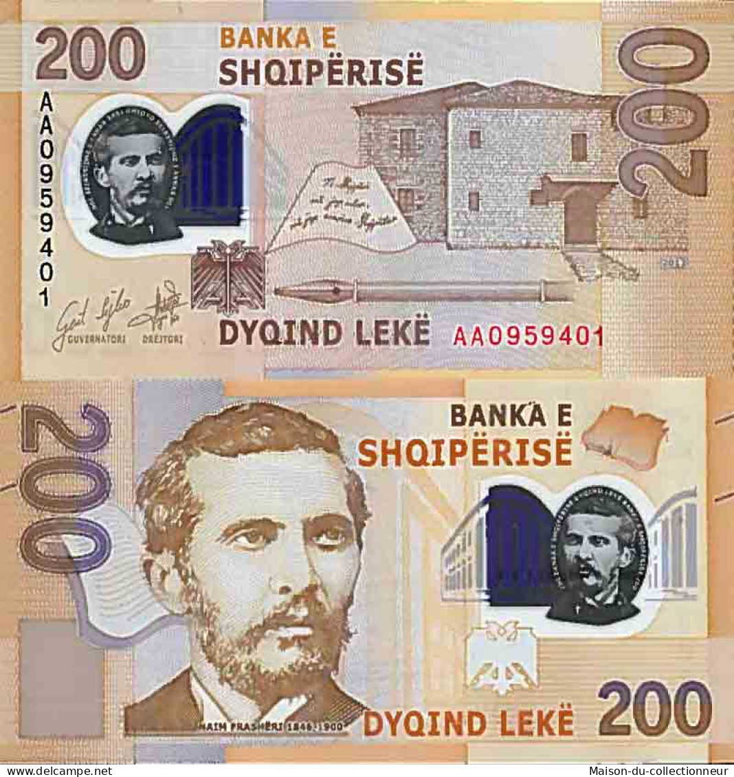 Billet De Banque Collection Albanie - W N° 76 - 200 Leke - Albanie