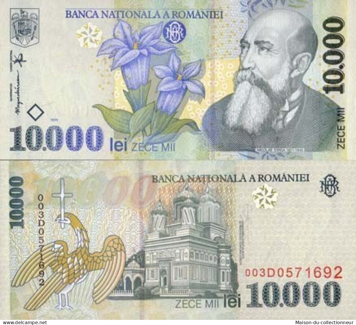 Billet De Banque Roumanie Pk N° 108 - 10000 Lei - Roumanie