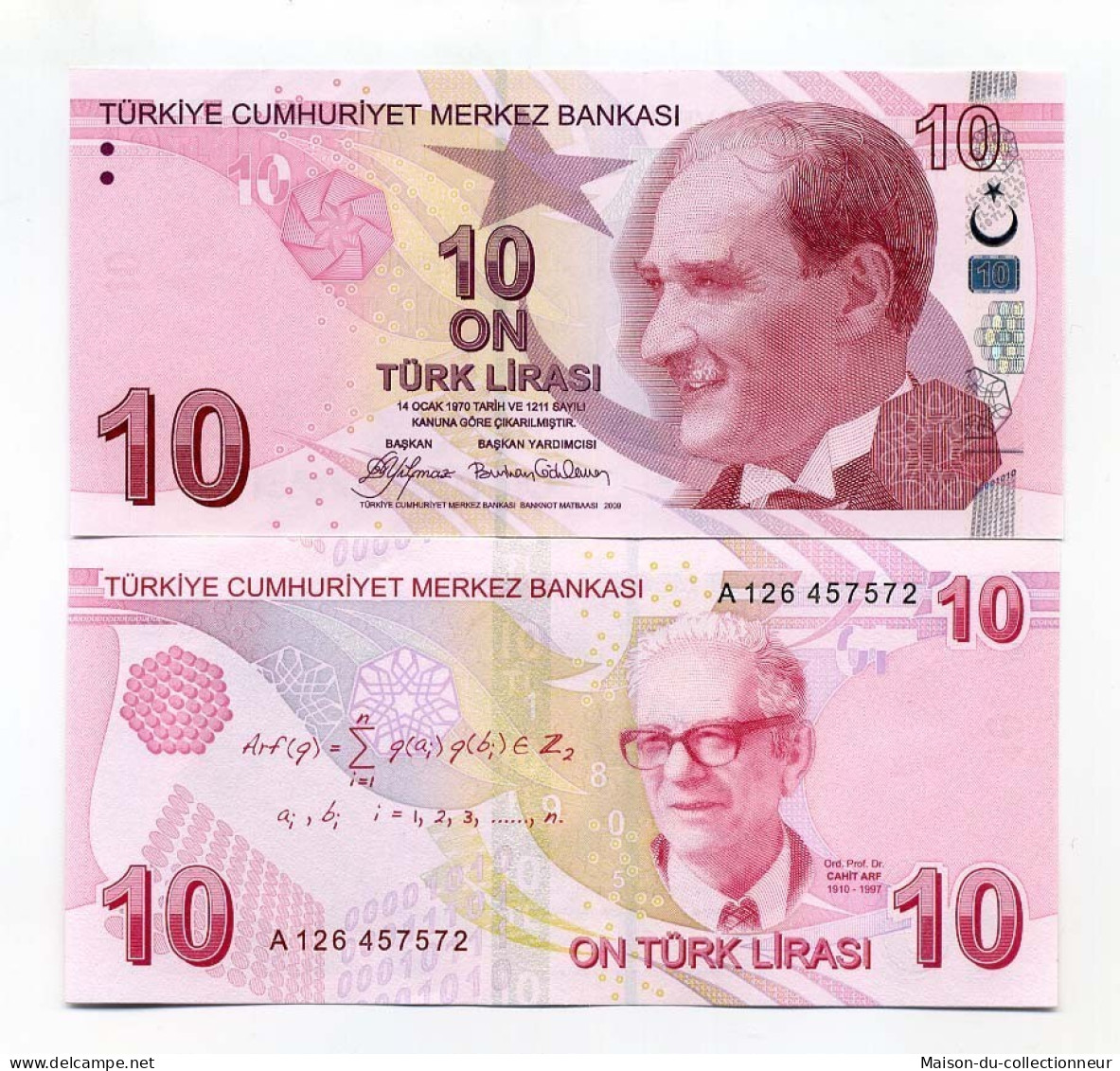 Billets Collection TURQUIE Pk N° 223 - 10 Lira - Turquie