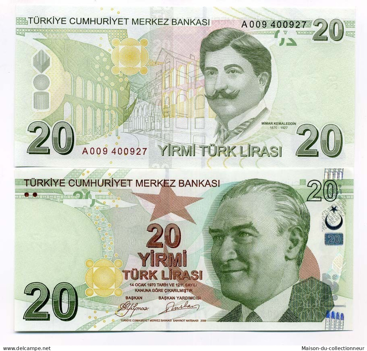 Billet De Collection TURQUIE Pk N° 224 - 20 Lira - Turquie