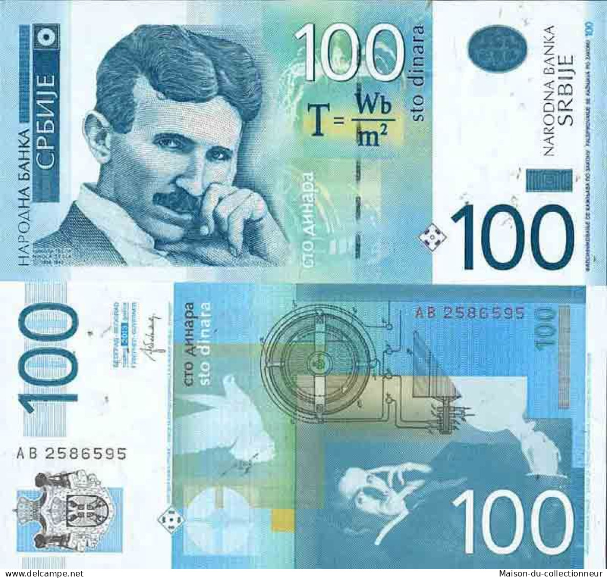 Billet De Banque Collection Serbie - PK N° 57 - 100 Dinara - Serbie
