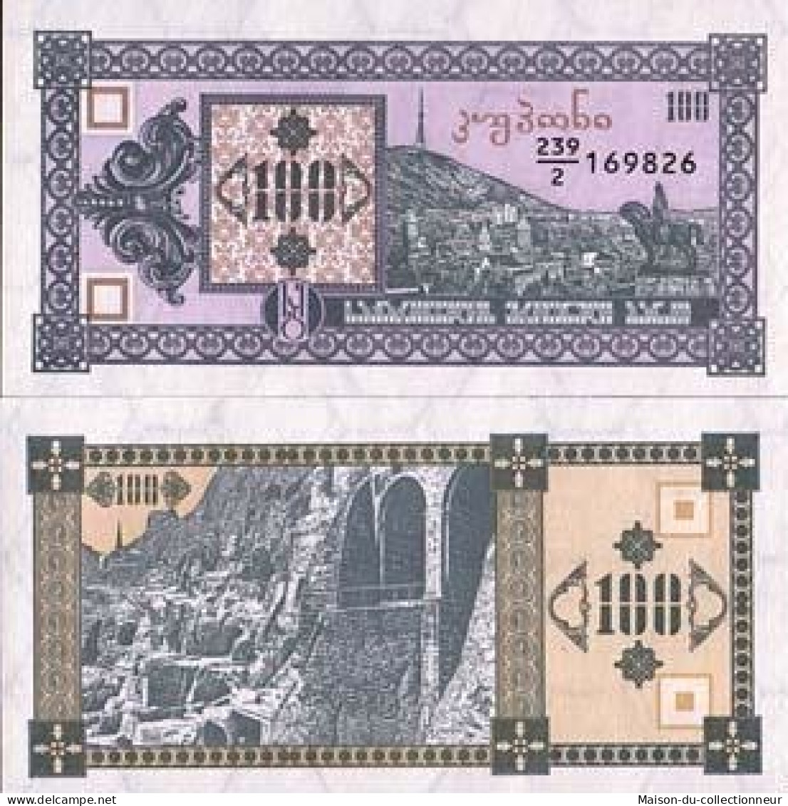 Billet De Collection Georgie Pk N° 38 - 100 Laris - Georgien