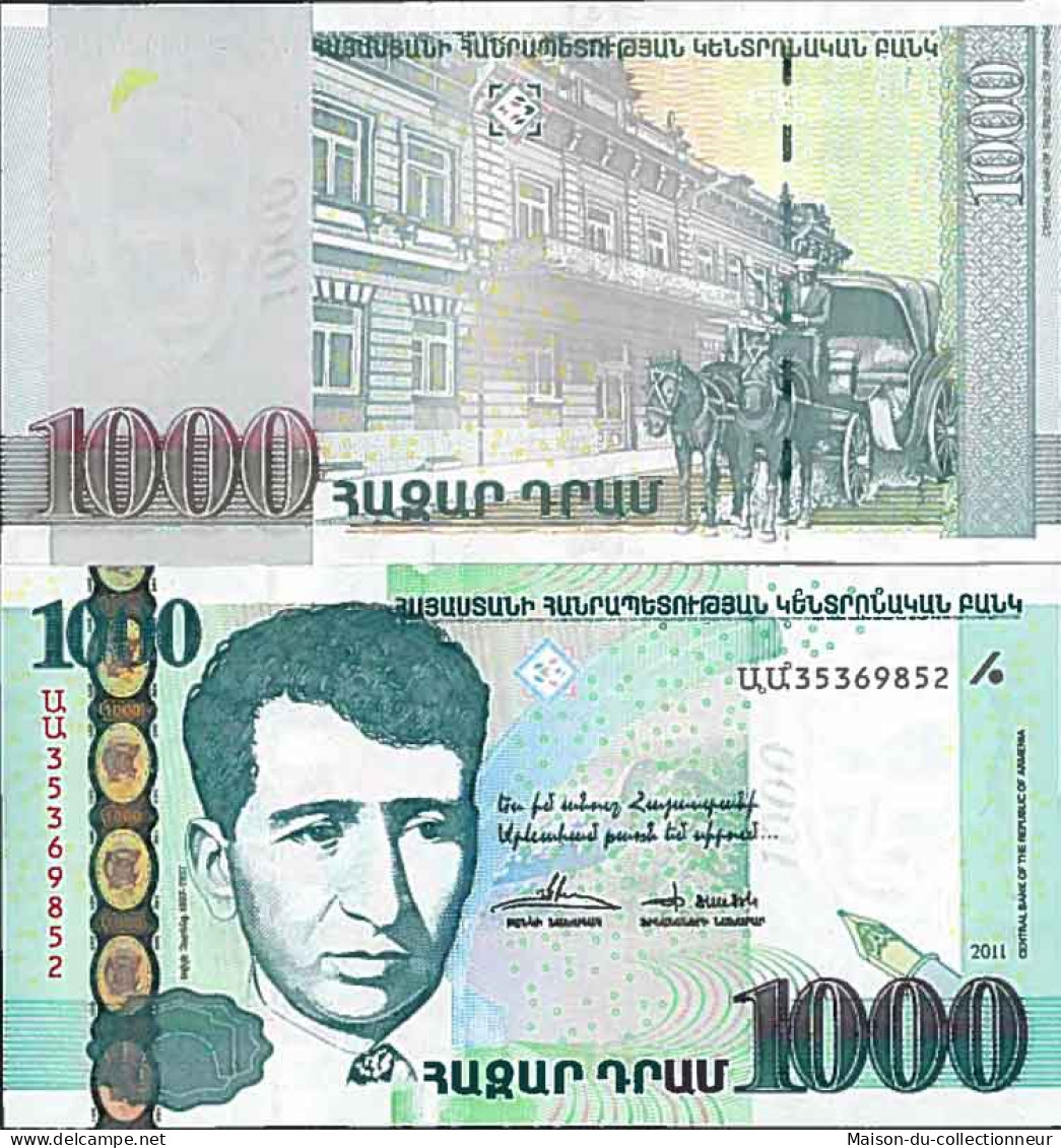 Billet De Banque Collection Armenie - PK N° 55 - 1000 Drams - Armenia