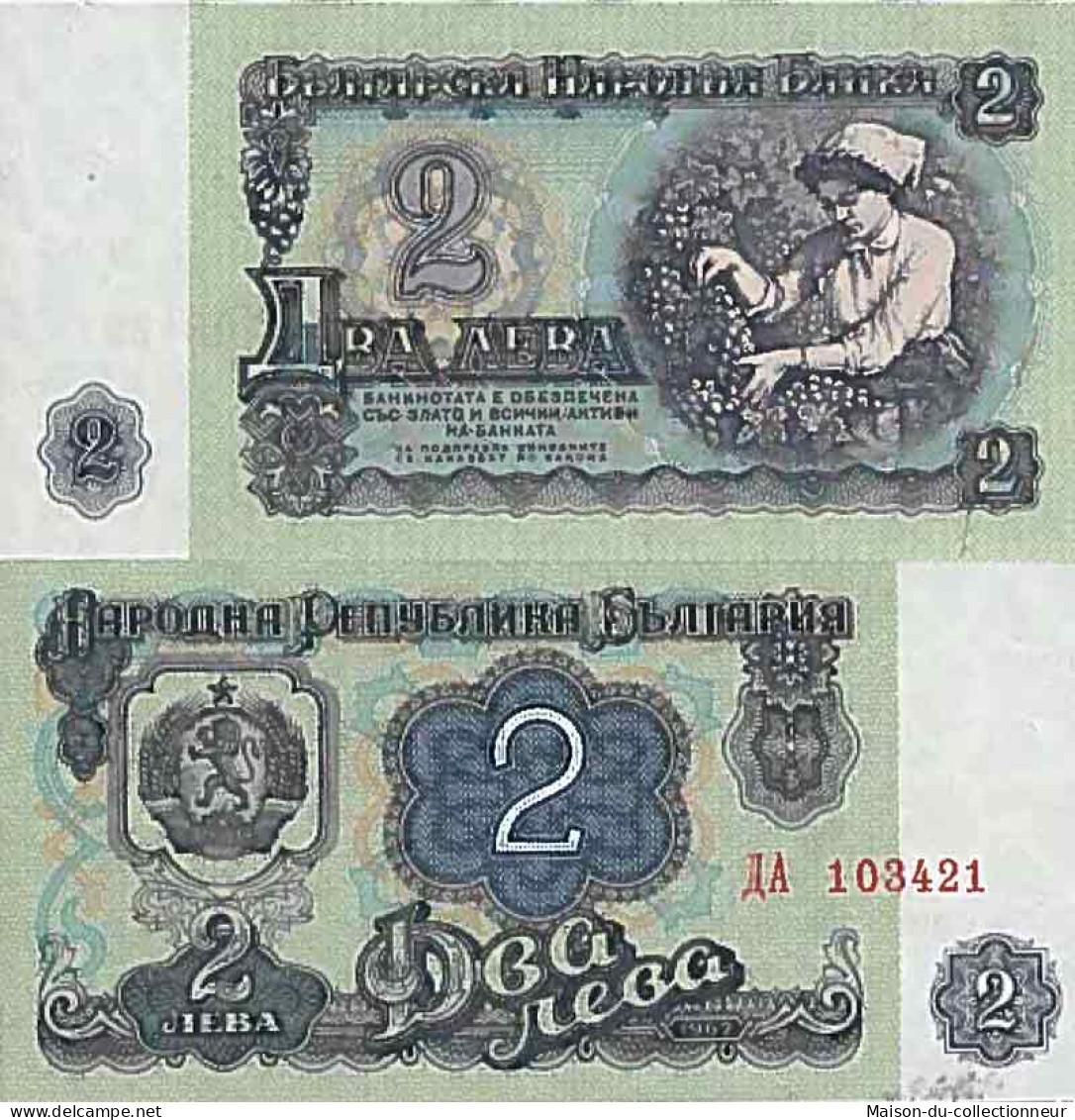 Billet De Banque Collection Bulgarie - PK N° 89 - 2 Leva - Bulgarien