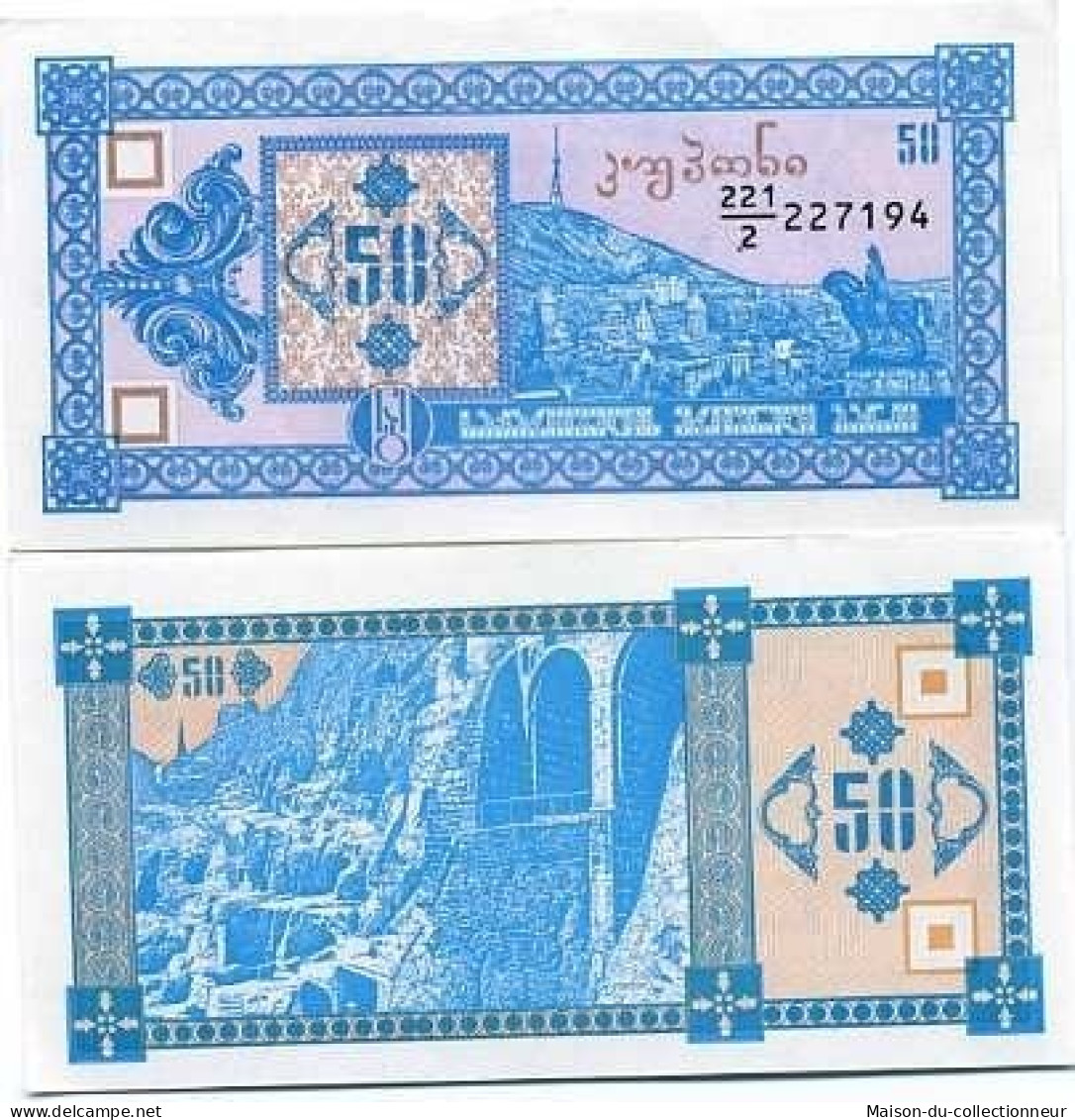 Billets De Banque Georgie Pk N° 37 - 50 Laris - Georgië