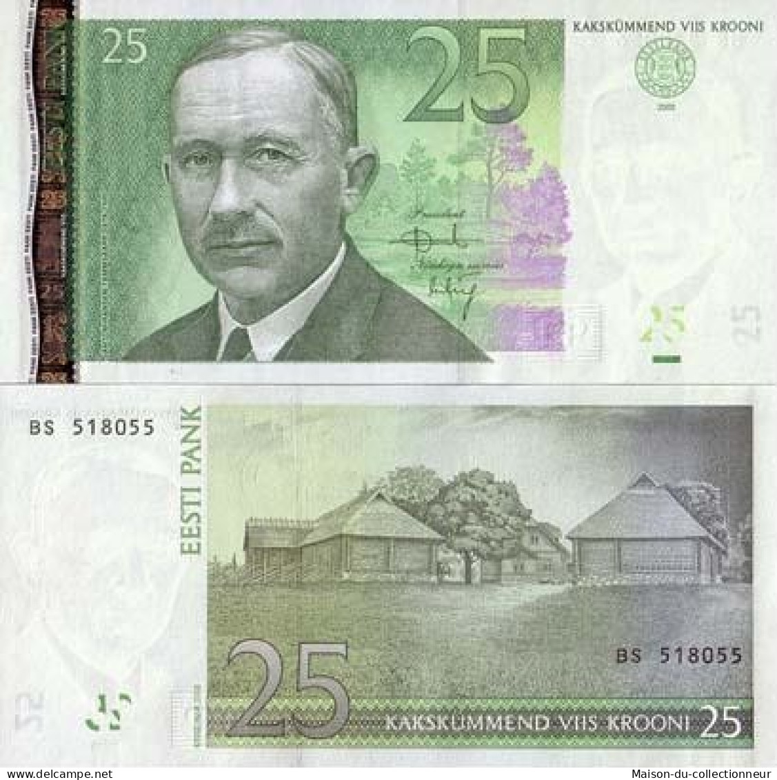 Billets Collection Estonie Pk N° 84 - 25 Krooni - Estland