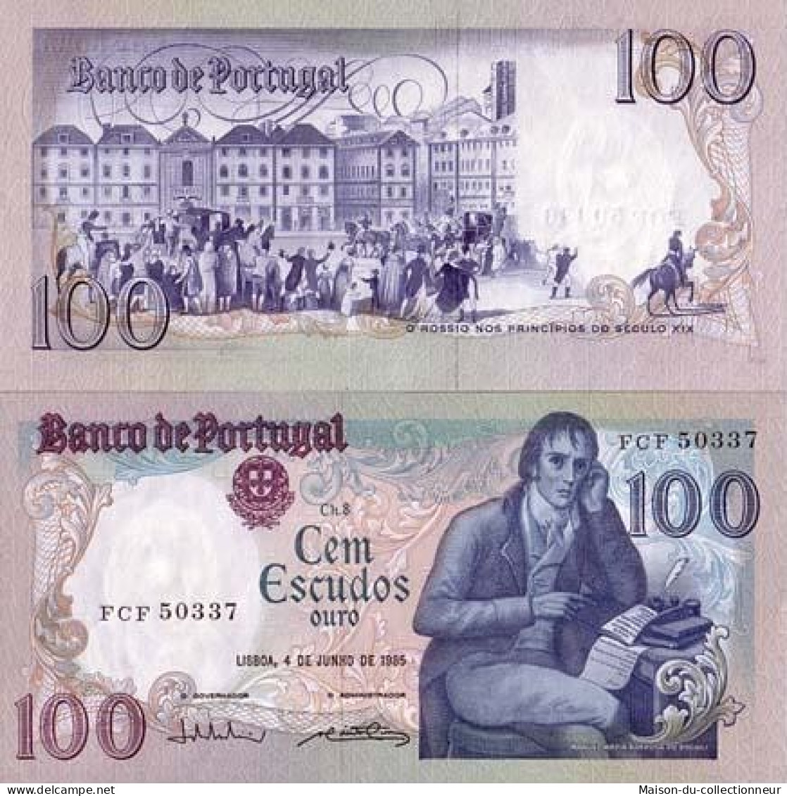Billet De Collection Portugal Pk N° 178 - 100 Escudos - Portugal