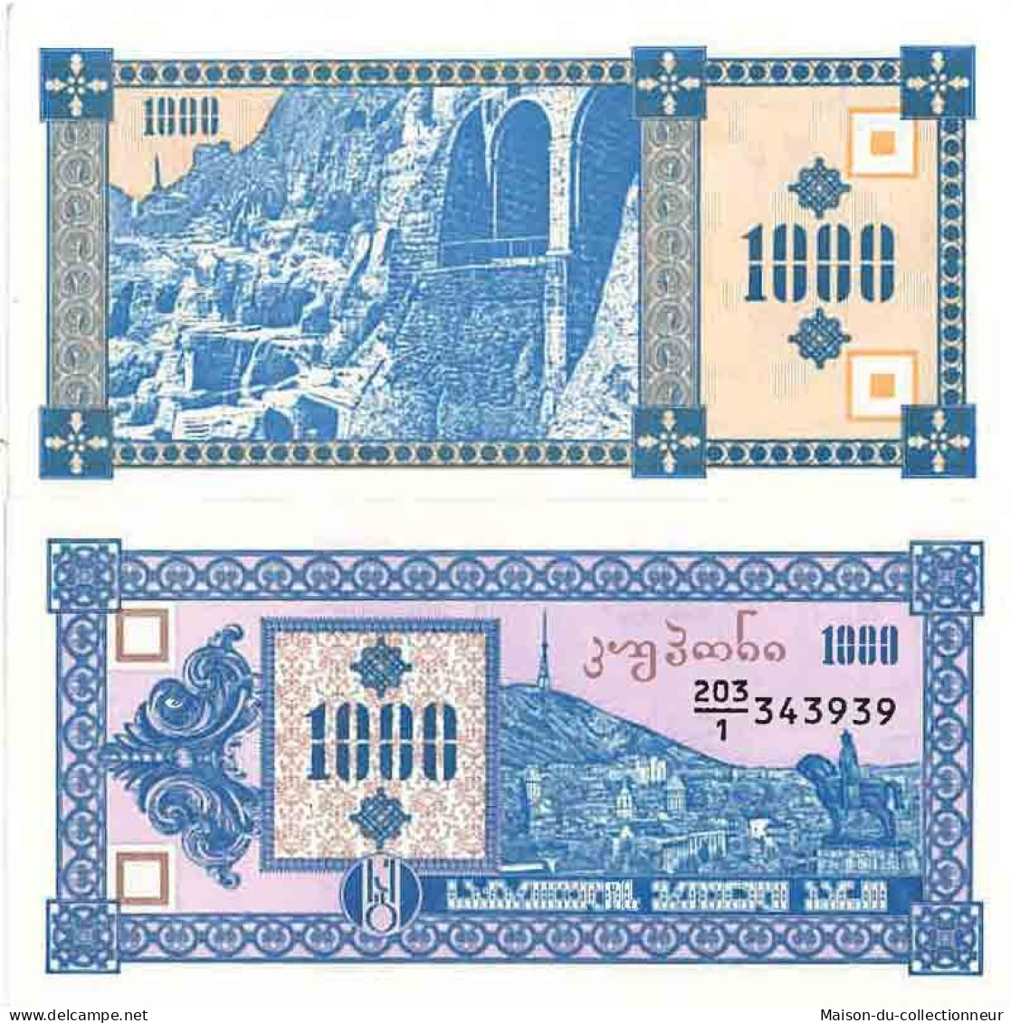 Billet De Banque Collection Géorgie - PK N° 30 - 1 000 Laris - Georgien